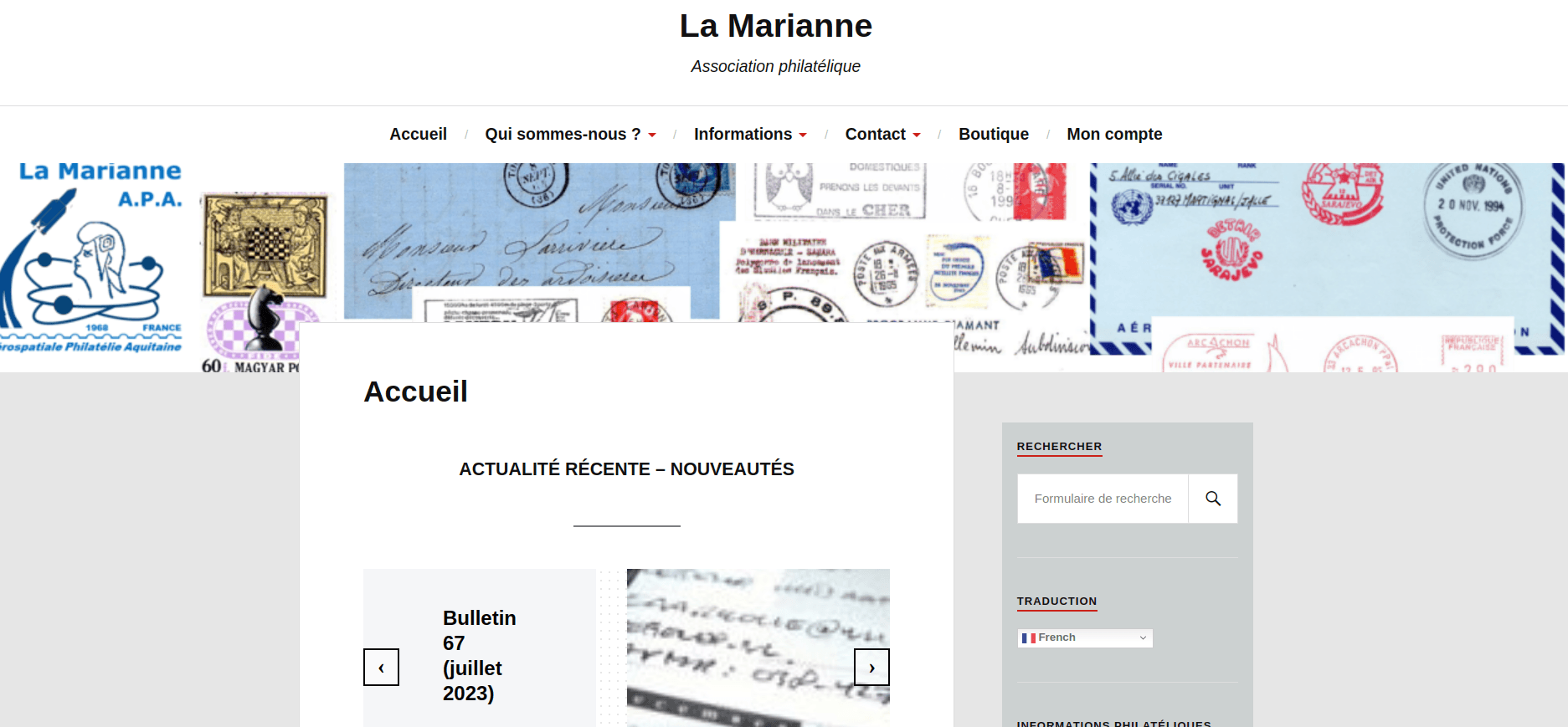 Exemple de site web